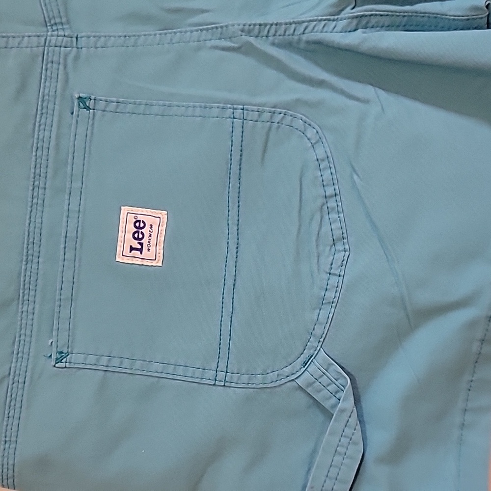 Women's Lee Legendary Carpenter Shorts, Bay Blue, Size 18, NWT - Picture 9 of 13